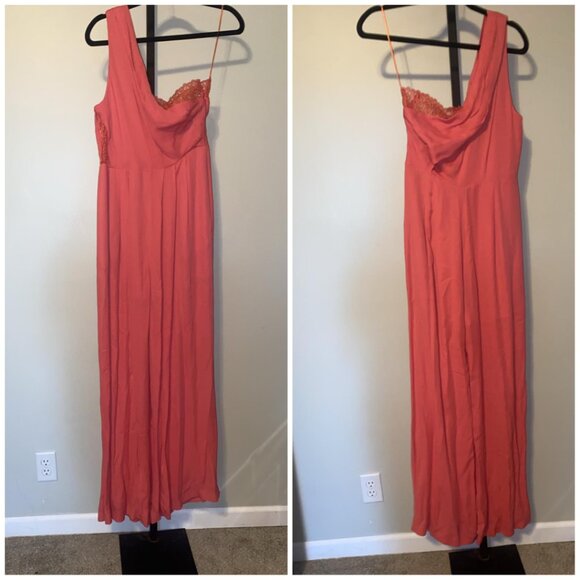 Reiss Coral pink jumpsuit. - Picture 2 of 8